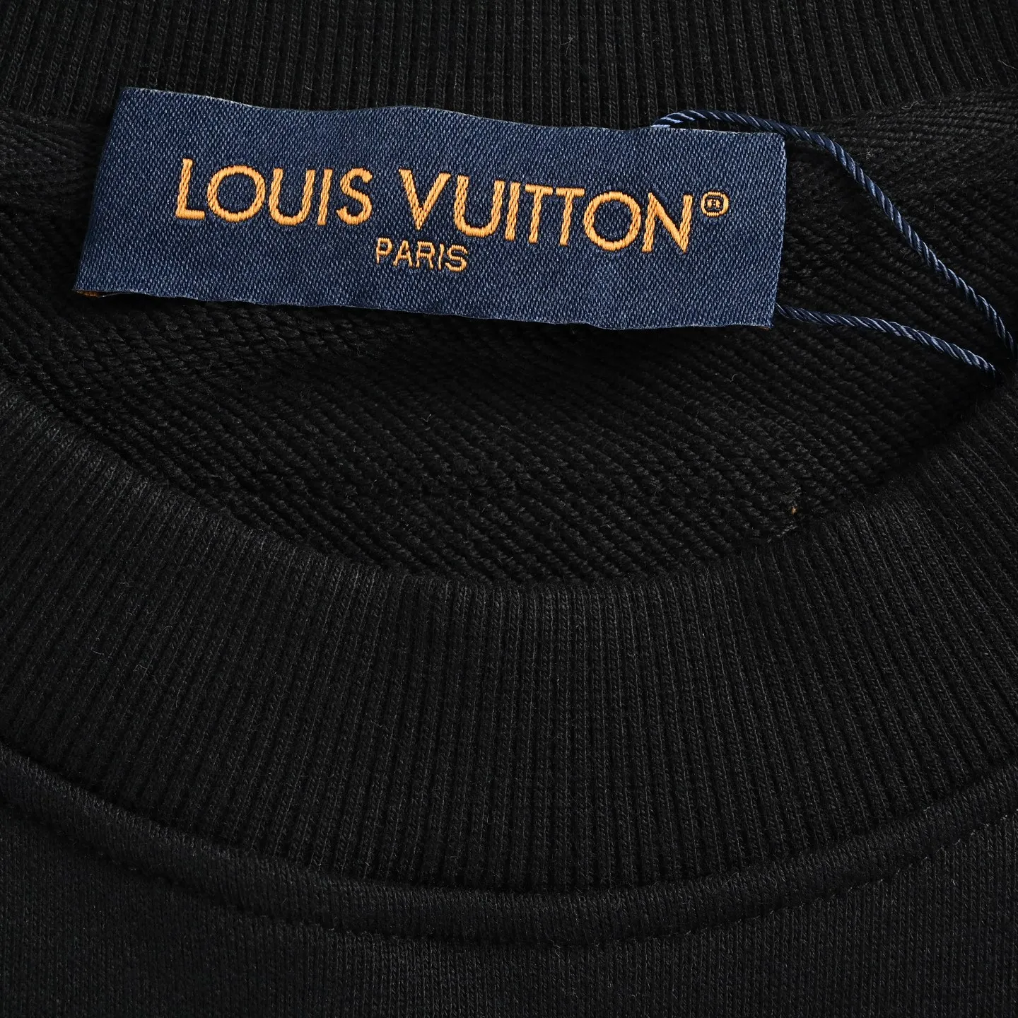 Louis Vuitton/Louis Vuitton presbyopic letter embroidered round neck sweatshirt